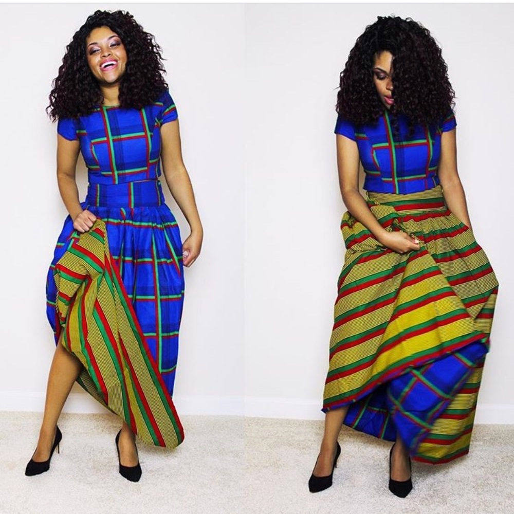 NWT Chinero Nnamani reversible maxi skirt